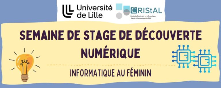 Stage de 3ème Informatique au féminin du 16 au 20 décembre 2024 à destination de collégiennes