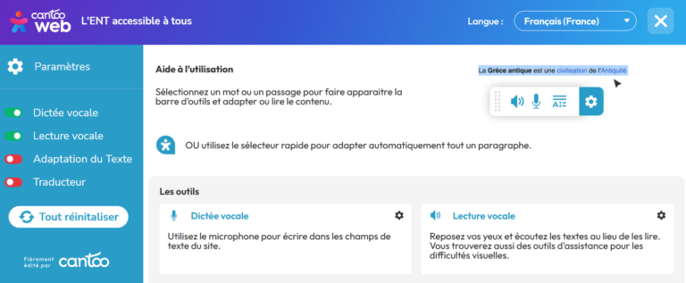 Cantoo Web : une solution numérique innovante sur l’ENT NEO